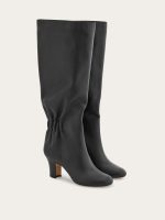 Ferragamo Knee boot with ruched detail - Image 5